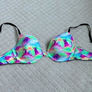 Tropical print bra from PINK. Size 34B.